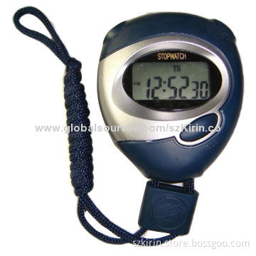 Digital Stopwatch, Time/Date/Week Display, Alarm Function, Button Battery